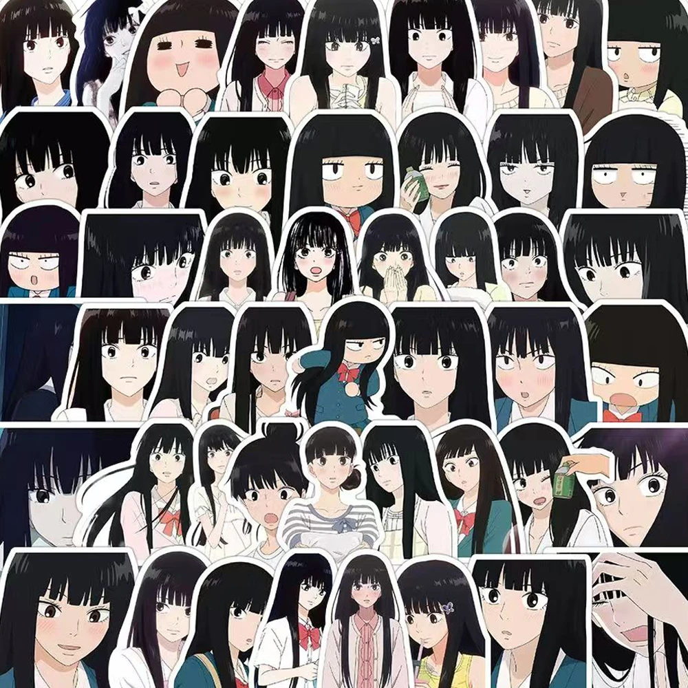 

10/30/59pcs Kawaii Girls Kuronuma Sawako Stickers Kimi Ni Todoke Anime Sticker Aesthetics Laptop Notebook Wall Luggage Decals