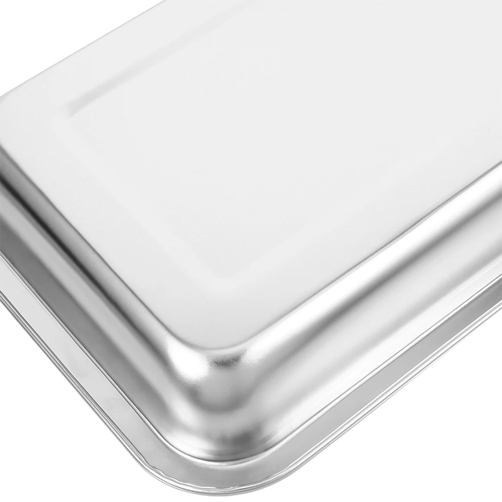 

Stainless Steel Cat Litter Box Large Capacity Open Type Metal Tray Reusable Commercial Pan Pet Toilet Kitten