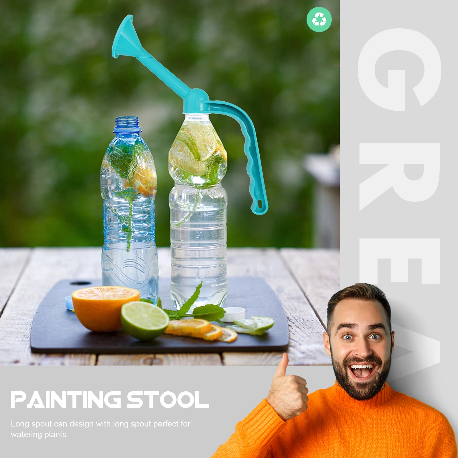 

3Pcs DIY Watering Sprinkler Easy Install Fit Most Bottles Long Spout Perfect Indoor Outdoor Plant Care Watering Bottle Sprinkler