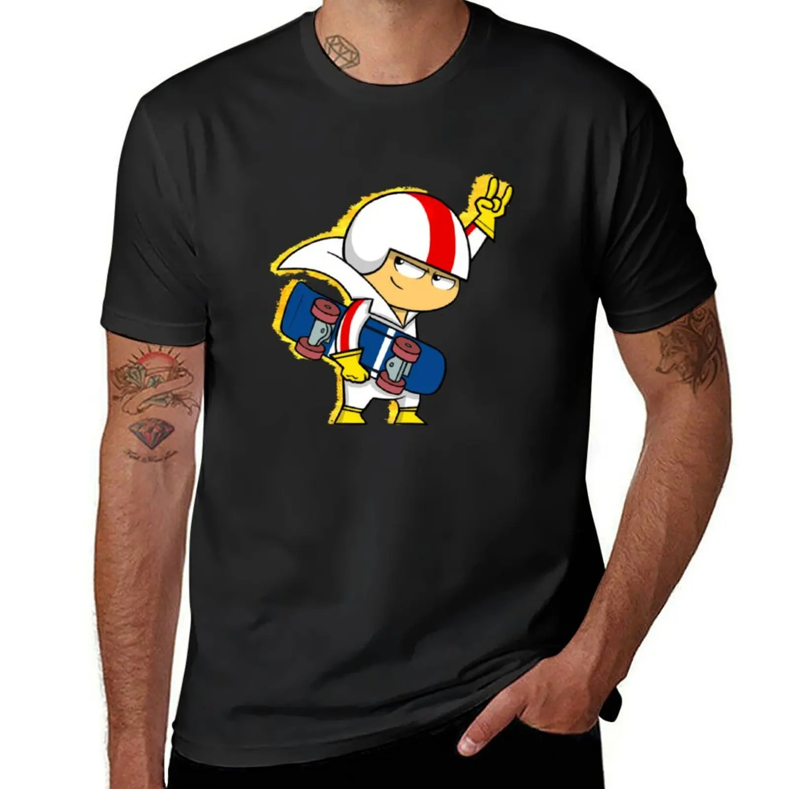 

kick Buttowski T-Shirt customizeds quick drying plain plain t shirts men