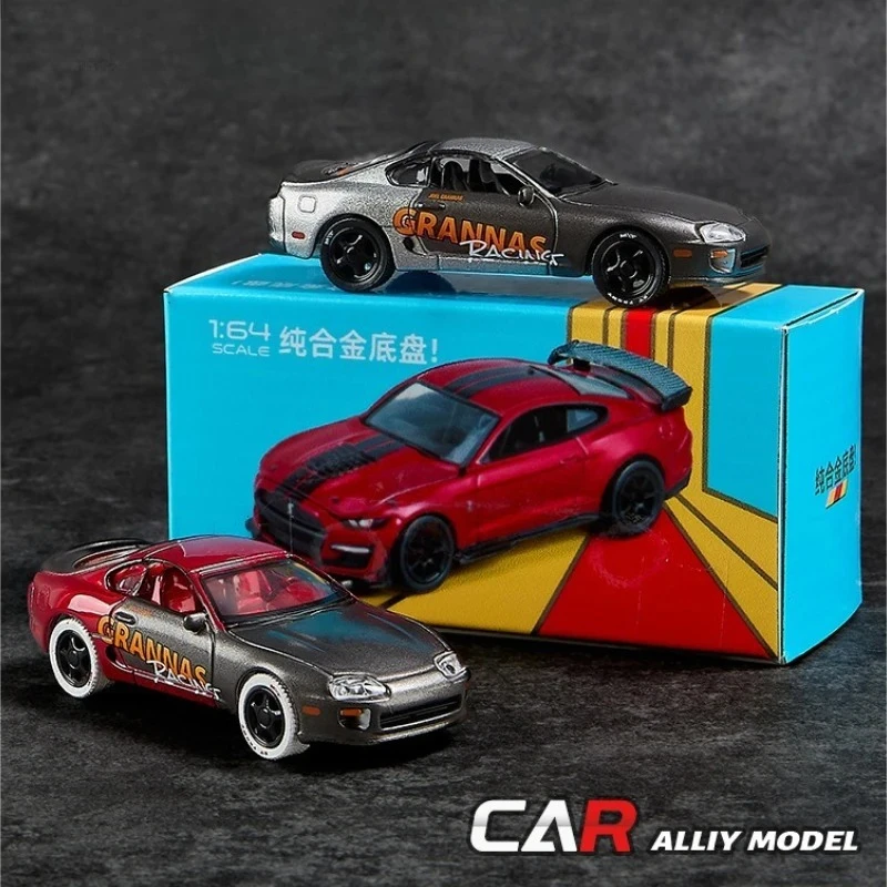 

Литой под давлением сплав 1:64 Shelby GT500 Pontiac Chevrolet, коллекция моделей автомобилей из сплава, миниатюрный металлический игрушечный автомобиль Voiture, подарок для детей