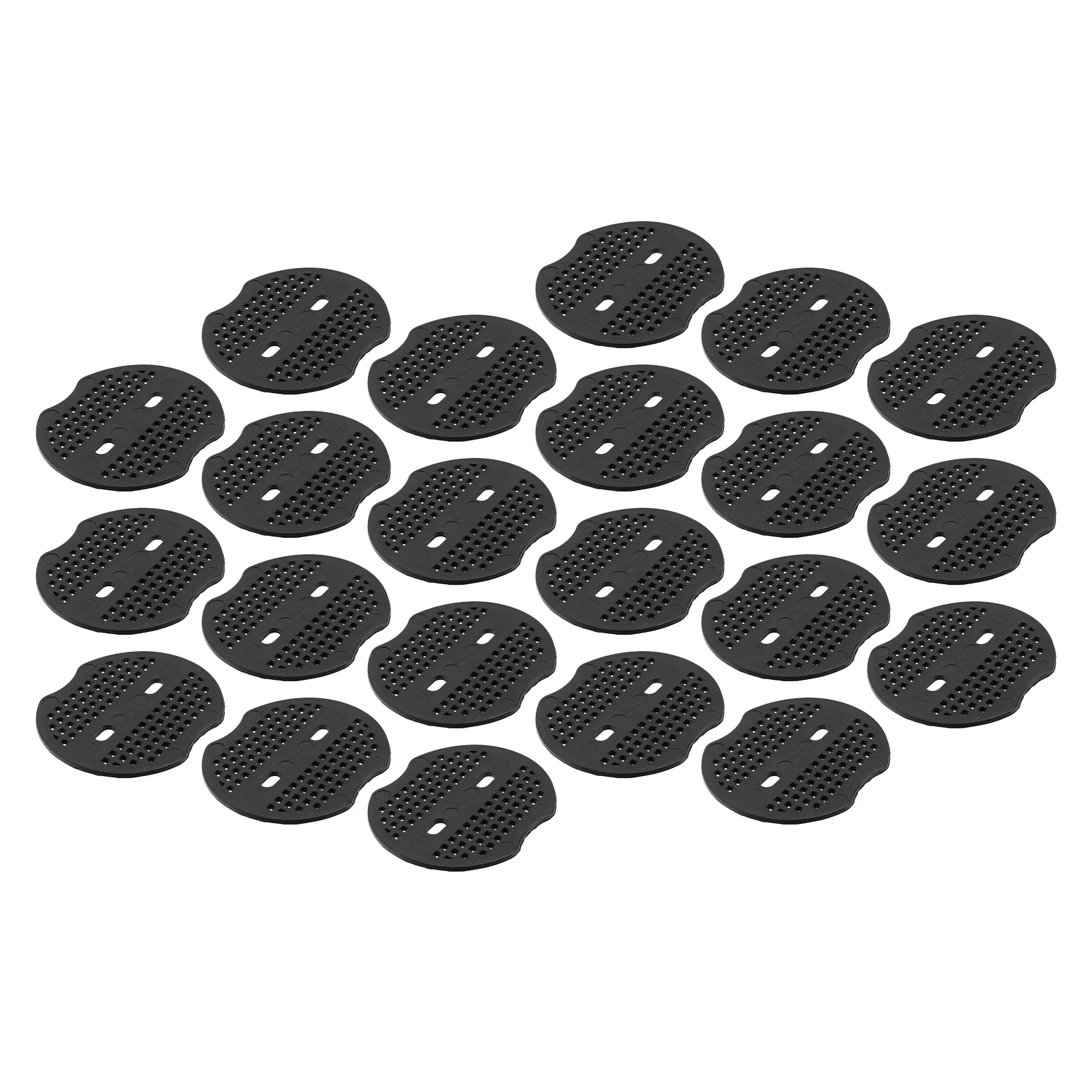 

100 Pcs Garden Stakes Gasket U-Shaped Landscape Lawn Metal Ground Pegs PE Material Plants Stake Spacers Home Tool