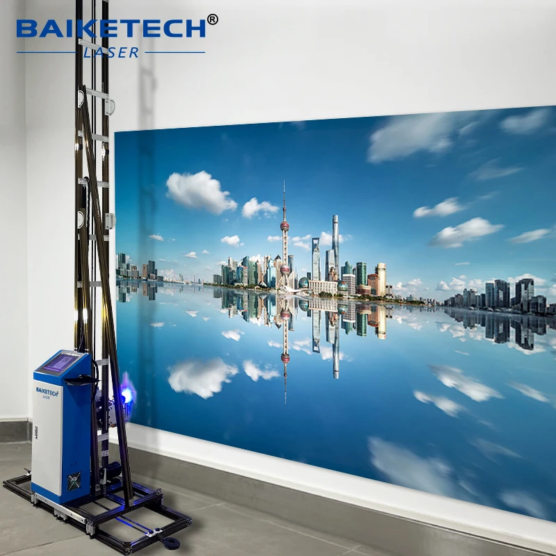 TH-UP200 Plus 3D UV Inkjet Wall Printer 2880dpi Dual Head 12㎡/h Fast Speed HD Printing for Indoor Outdoor Advert Decor