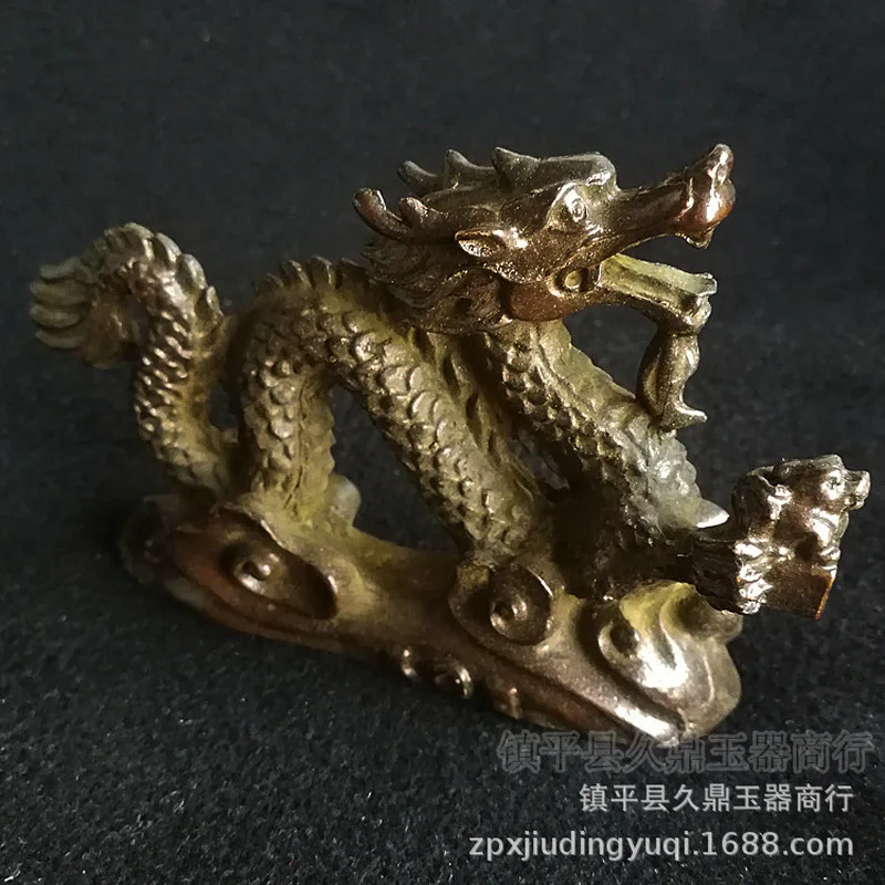 Antique figurines, miscellaneous bronze ornaments for home and office, zodiac dragon small items