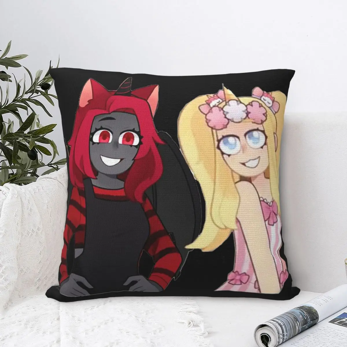 Iamsanna Sanna And Moody Pillowcase Cushion Comfort Throw Pillow Sofa Decorative Cushions Used for Home Bedroom Living Room Iamsanna Sanna And Moody Pillowcase Cushion Comfort Throw Pillow Sofa Decorative Cushions Used for Home Bedroom Living Room