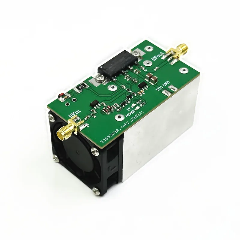 

UHF 433MHz 13W 355-470MHz RF Radio Power Amplifier AMP DMR with heatsink