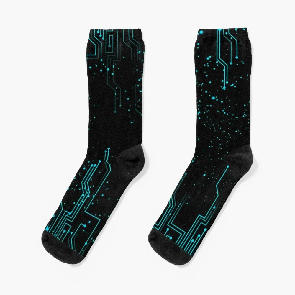 

Electronic Circuit Board Engineering Socks Stockings designer brand Novelties Argentina Women's Socks Men's