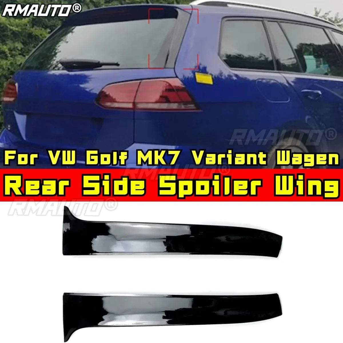 

For VW Golf MK7 Variant Wagen Body Kit Rear Side Spoiler Rear Side Wing Car Accessories Modification Part
