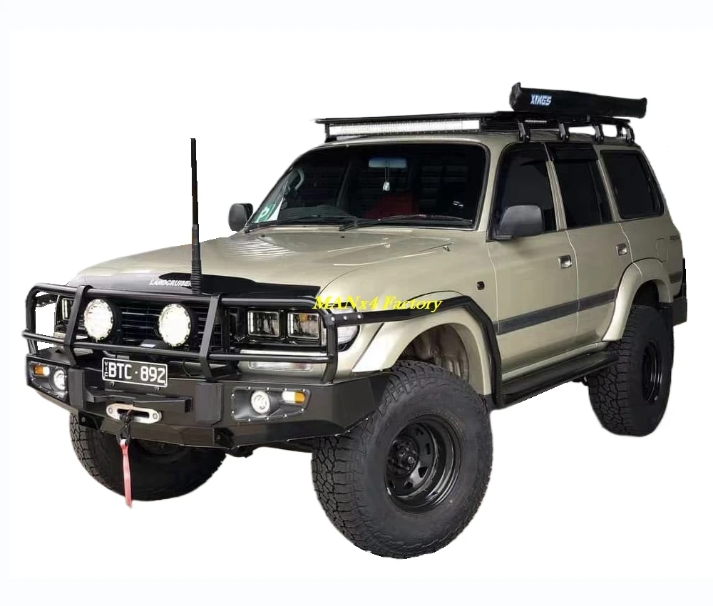 Manx4 Off Road Steel Front Bumper Bull Bar For Land Cruiser Lc80 j80