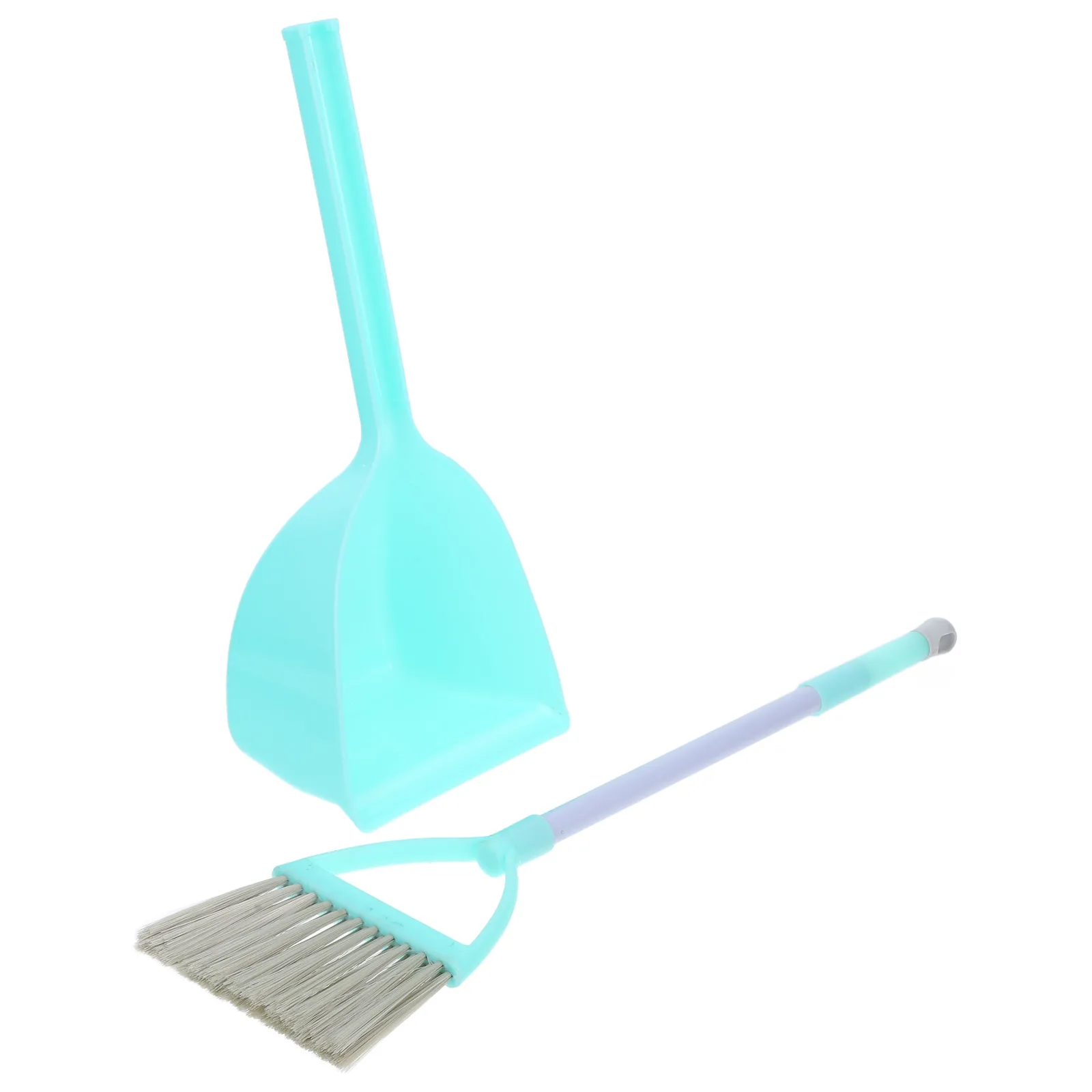 

Mini Broom Dustpan Set Lightweight Easy Use Toddler Preschool Bright Color Adorable Design Promotes Development Interactive Play