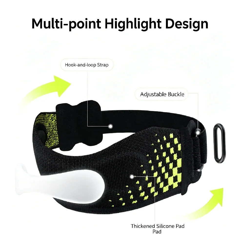 1/2PCS Curved Silicone Pad Patellar Tendon Strap,Adjustable Patella Band Textured Grip,Knee Support for Running Sports,Men Women