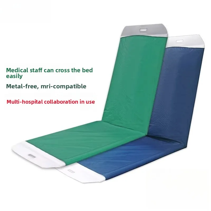 Foldable Plastic Patient Transfer Slide Sheet & Roller Board–Transfer Aid for Bedridden Patients, Home Care Mobility Assistance
