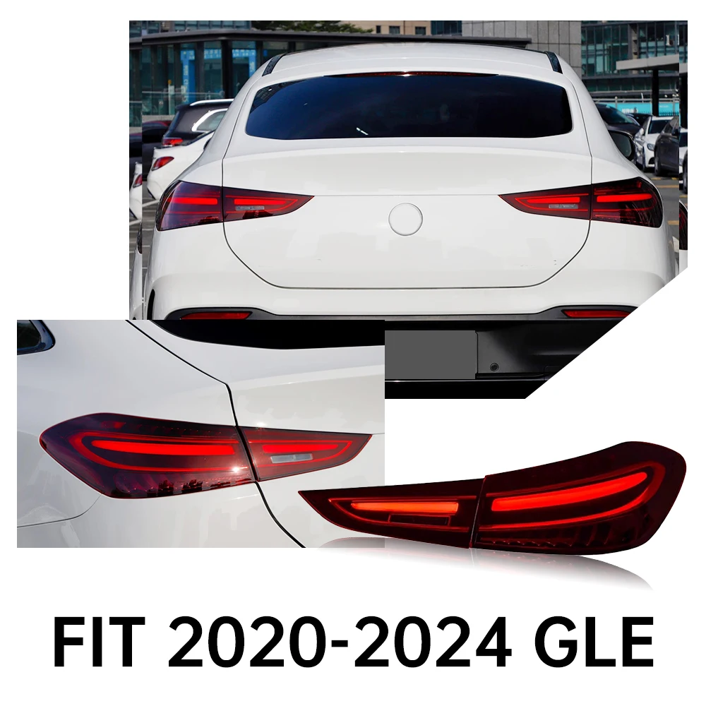 

Car Light For Benz GLE Coupe C167 Taillight 2020-2023 Rear Lamps LED Projector Tail Lamp Daytime Running Light Accessories