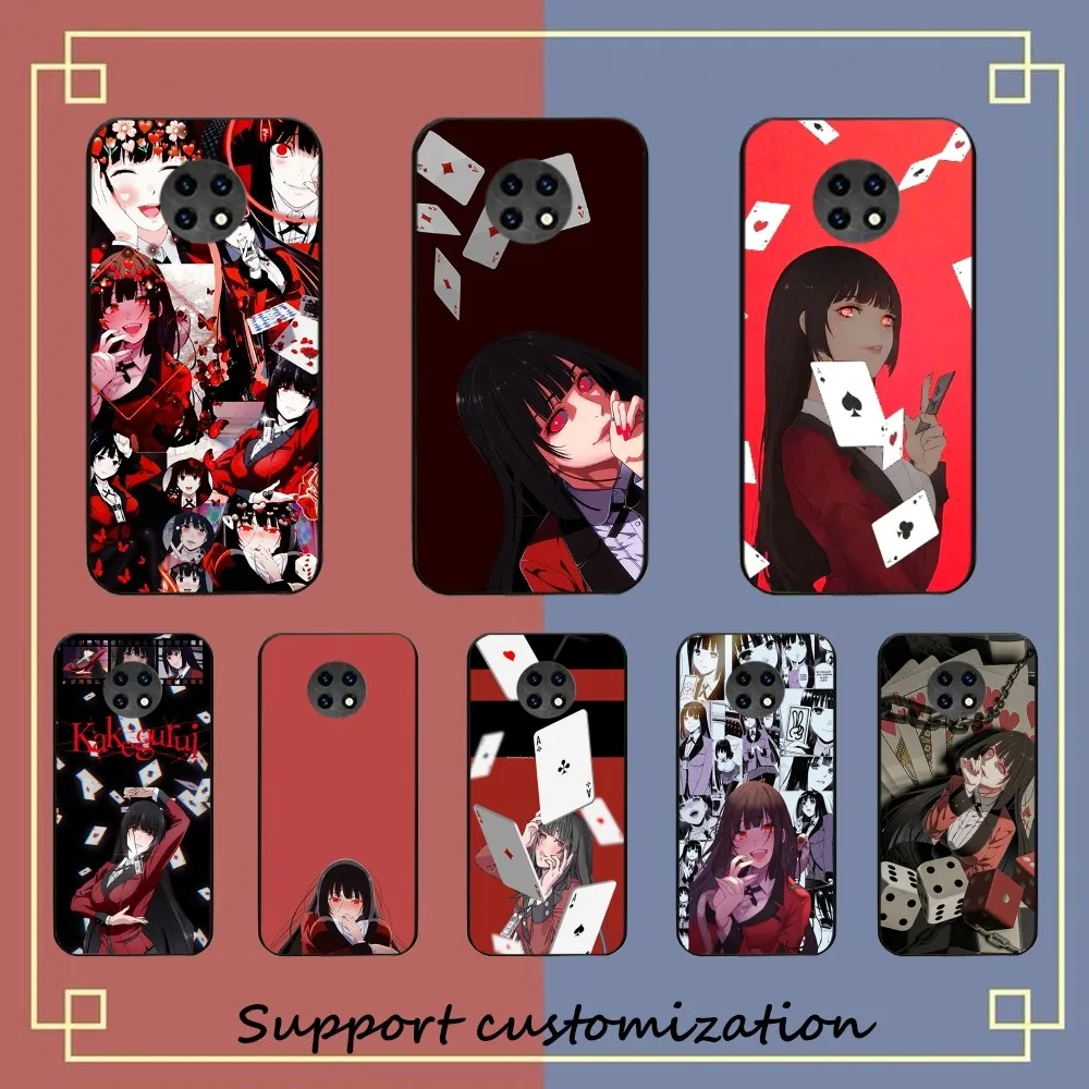 Japanese Anime Kakegurui Jabami Yumeko Phone Case For Redmi Note 4 X 5 A 6 7 8 T 9 9S 10 11 11S 11Epro Poco M3 pro