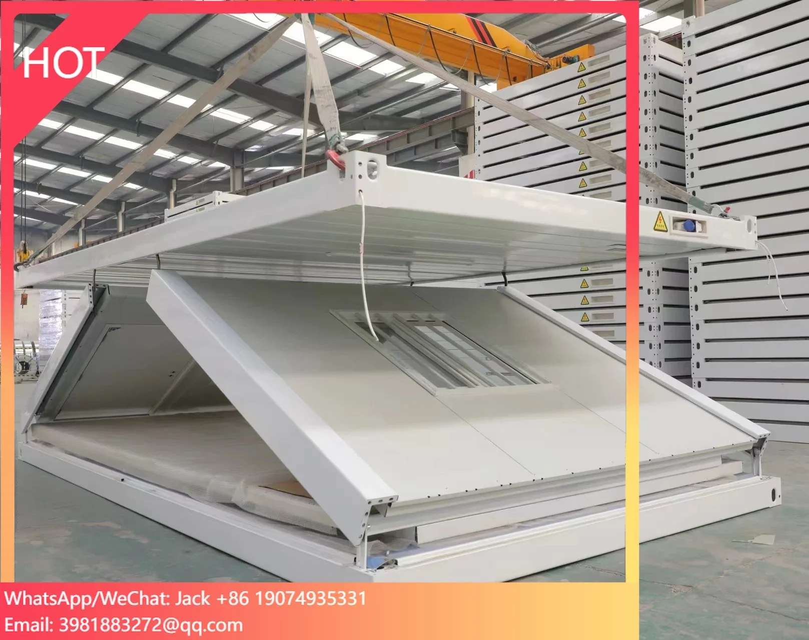 

High Quality Folding Detach Z Type Mobile Home Prefab Flat Pack Houses Foldable Container House For Mining Camp Office