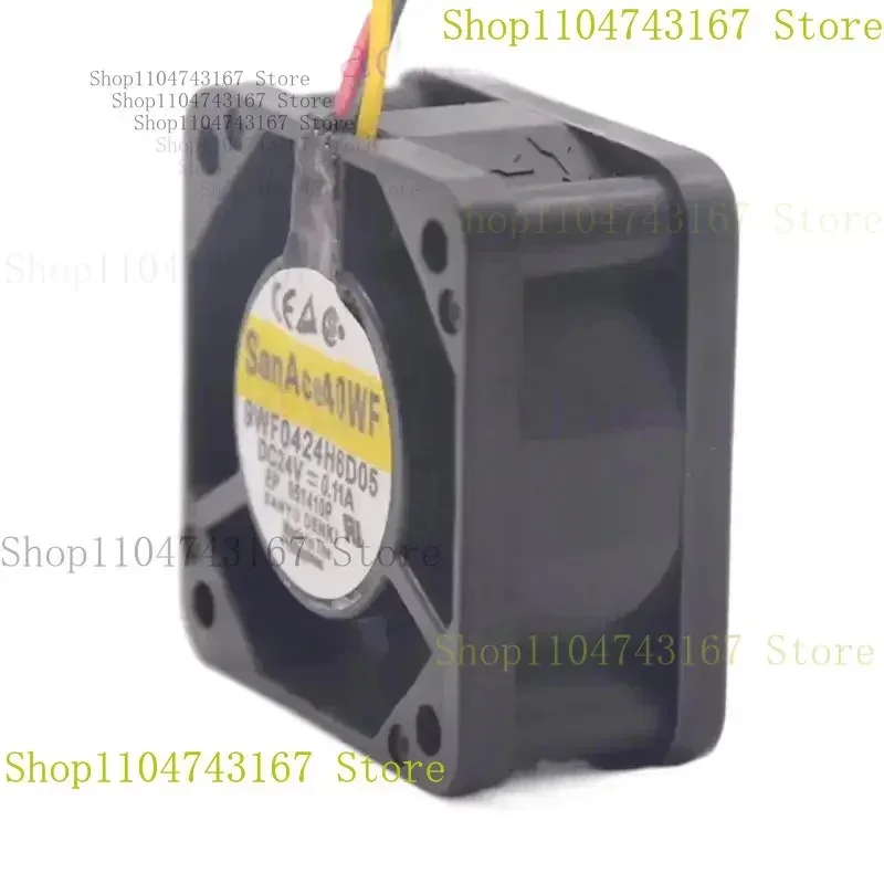 

Новый для Sanyo 9WF0424H6D05 4020 DC 24 В 0,11 А 3-P осевой вентилятор охлаждения водонепроницаемыйQQ