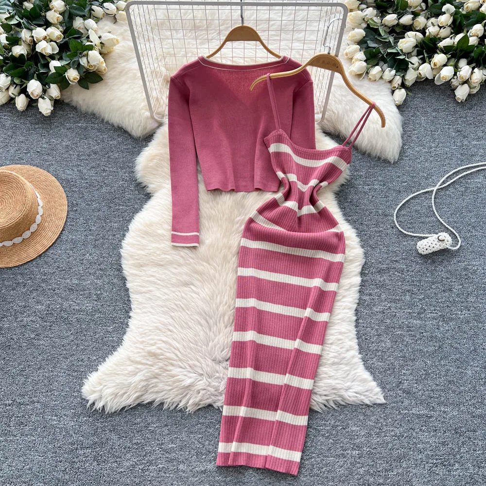 เซ็กซี่พื้นฐานลายถัก Slim Dress Chic Summer Beach fairycore Vestidos วันหยุดชุดดินสอเสื้อผ้าผู้หญิง