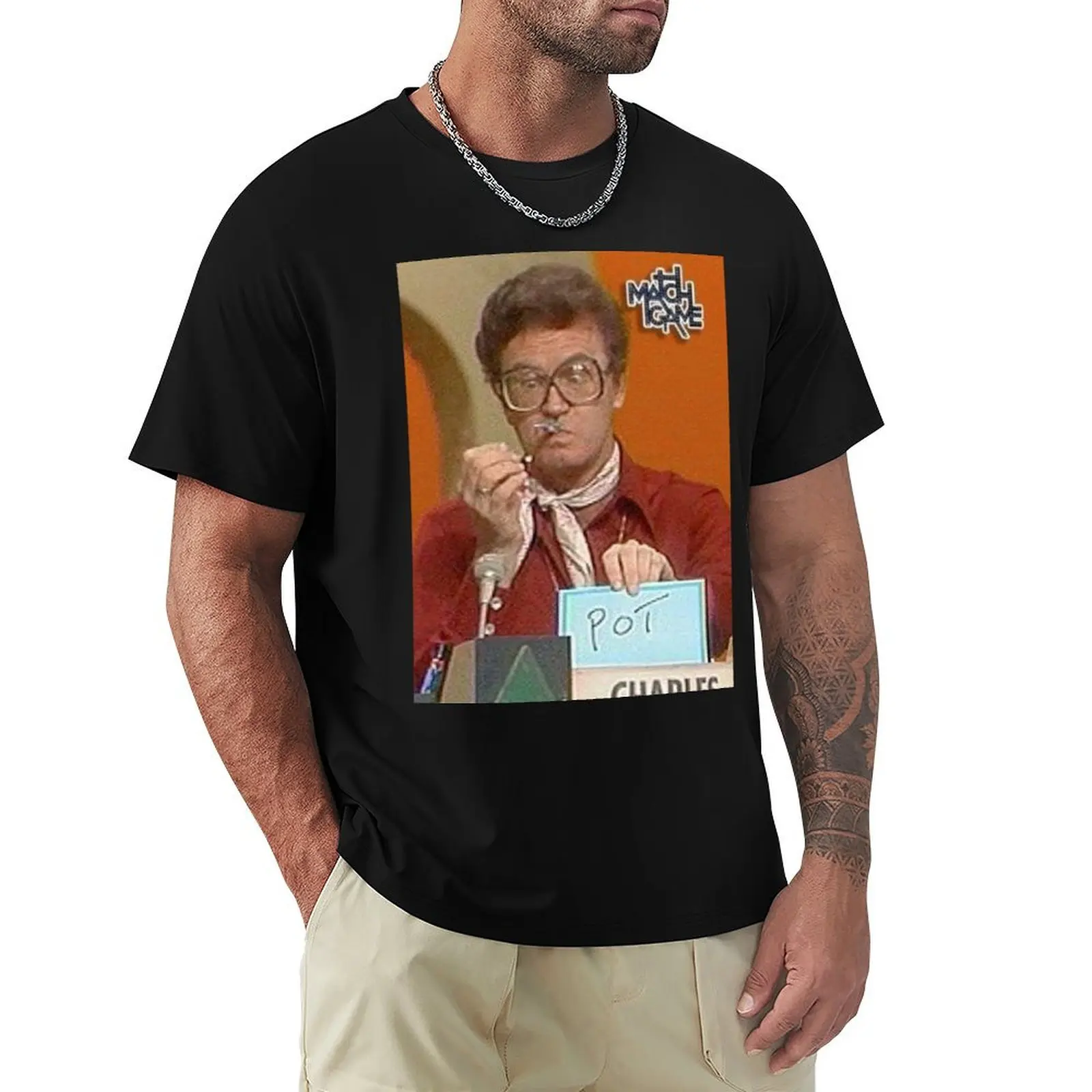 Charles Nelson Reilly Pot T-Shirt Sports Casual Breathable Tee Shirt