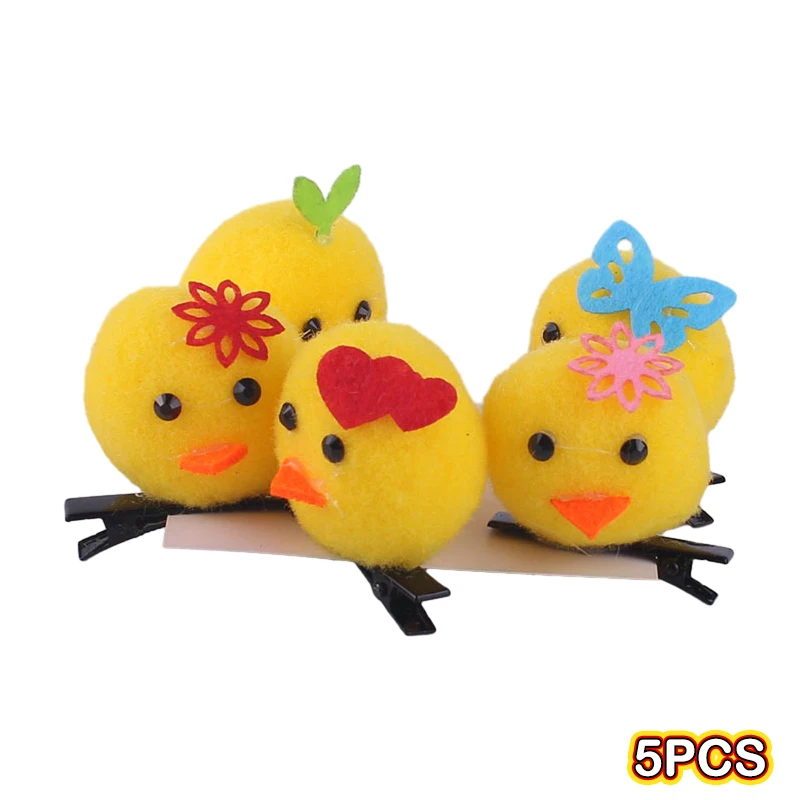 1/2/4/5PCS Little Yellow Duck Hairpin Spring Hair AccessoriesHeaddress Children Gift Funny Christmas Gifts