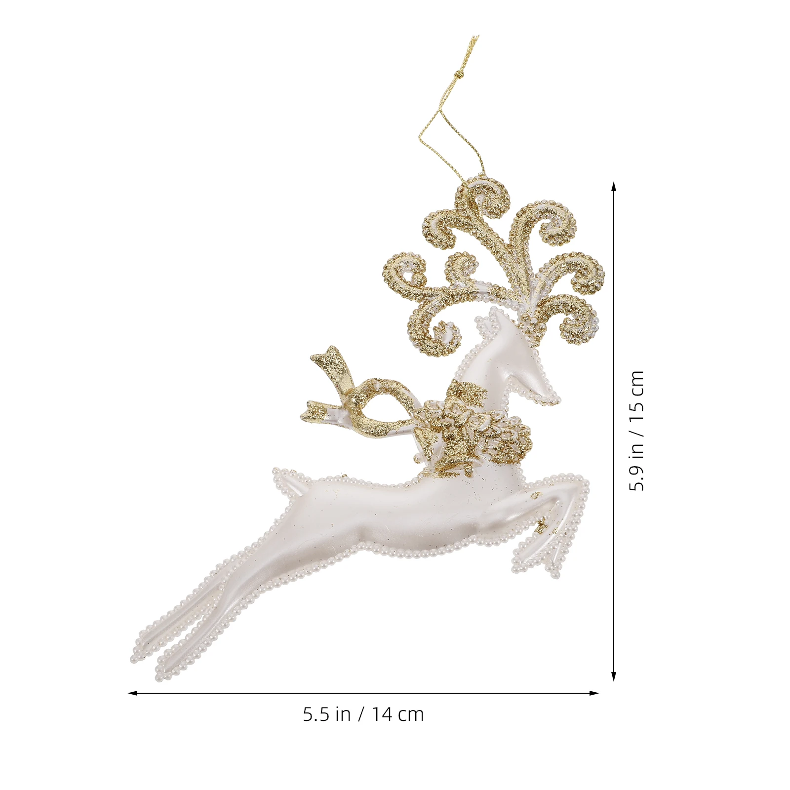 الرنة إِلْكَة عيد الميلاد معلقة حلية شجرة عيد الميلاد قلادة عطلة ديكور حفلات ديكور داخلي عيد الميلاد معلقة الغزلان