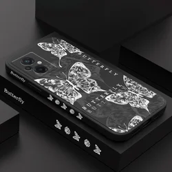 Brush Butterfly Phone Case For Xiaomi Poco F8 F7 X7 X6 M5 M5S F5 X5 F4 X4 M4 F3 M3 X3 F2 Pro 4G 5G GT Silicone Cover