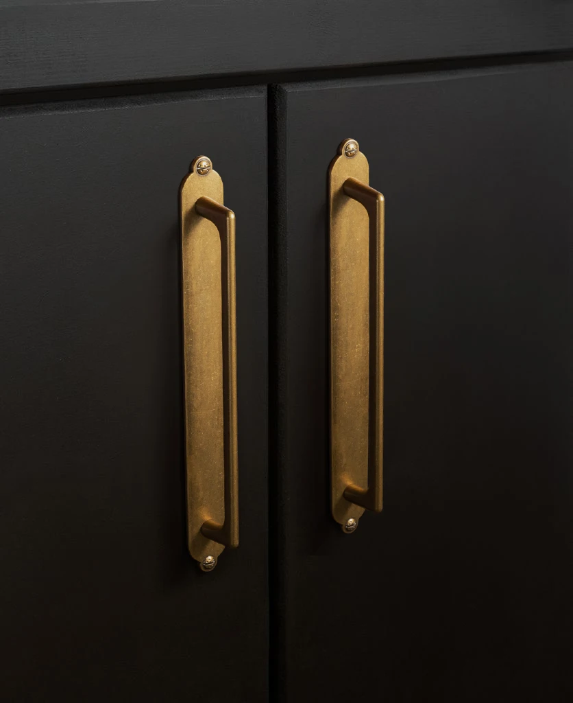 

Goo-Ki Antique Brass Zinc Alloy Cabinet Handles with Backplate - Drawer Knobs and Cabinet Pull Hardware for Bedroom, Kitchen