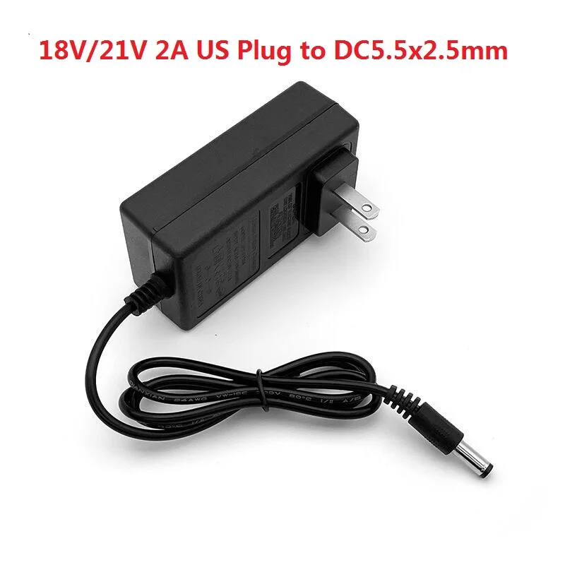 21V Lithium-Batterie-Ladegerät 2A für 18V Makita Bohrmaschine Poliermaschine Rasenmäher Intelligentes Netzteil EU-Stecker