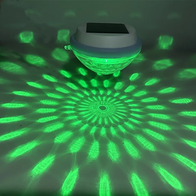 LED Solar-Powered Floating Lights 7 Color-Changing Modes for Pools, Fountains, Garden Patio Outdoor Lighting, Fountain Lighting