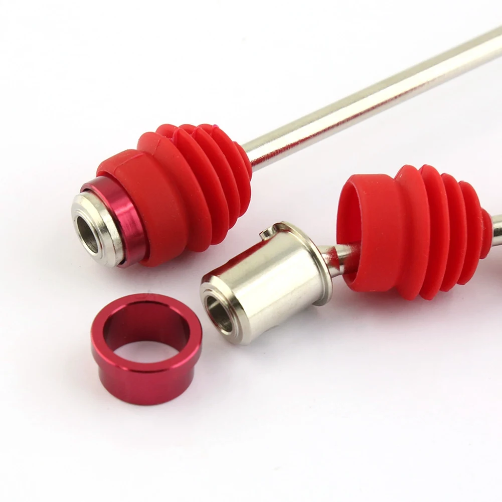 أعمدة محرك مركزية معدنية من الفولاذ A60I CVD 8655R مع أحذية غبار لـ 1/10 Traxxas E-Revo Erevo 2.0 ملحقات أجزاء ترقيات، 3