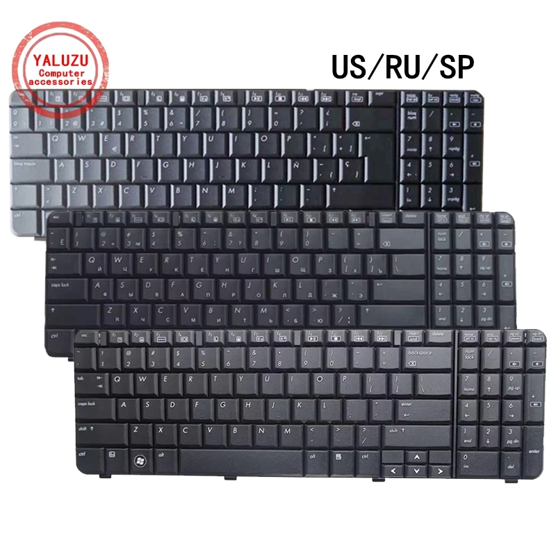 US/RU/SP English/Russian/Spanish NEW Laptop Keyboard For HP Compaq Presario CQ61 G61 G61-200 G61-300 G61-404