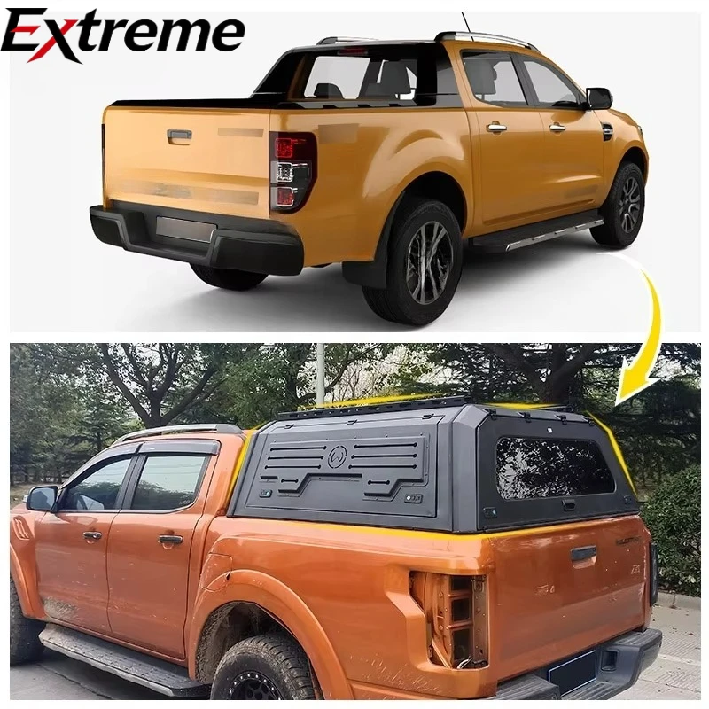 Mosun Aluminum Alloy Canopy Hardtop Topper Camper Pickup Truck Hardtops for FORD RANGER 2012-2021