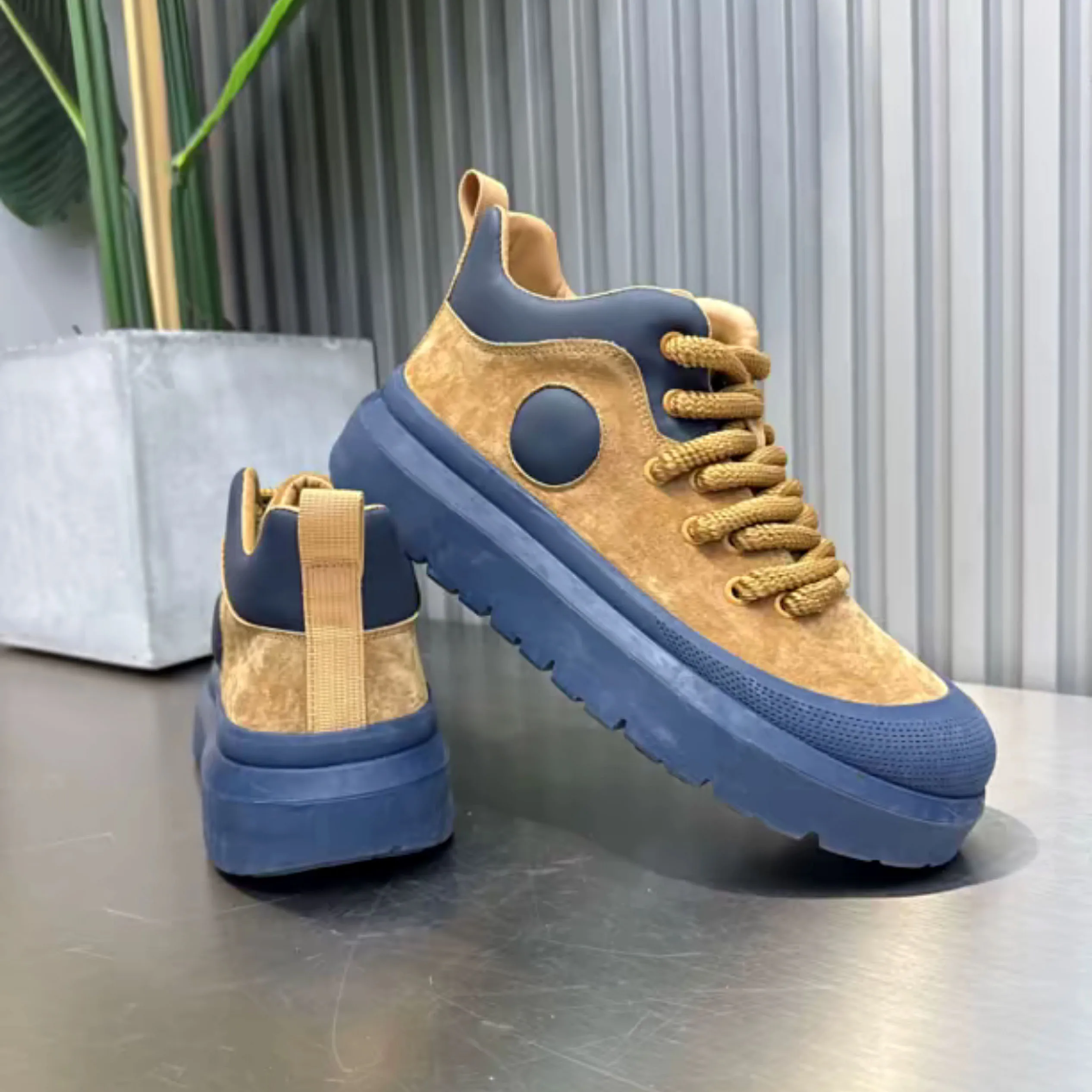

Unisex Soft Cushion Work Boots Retro Breathable Lightweight Comfortable Walking Outdoor Casual Shoes