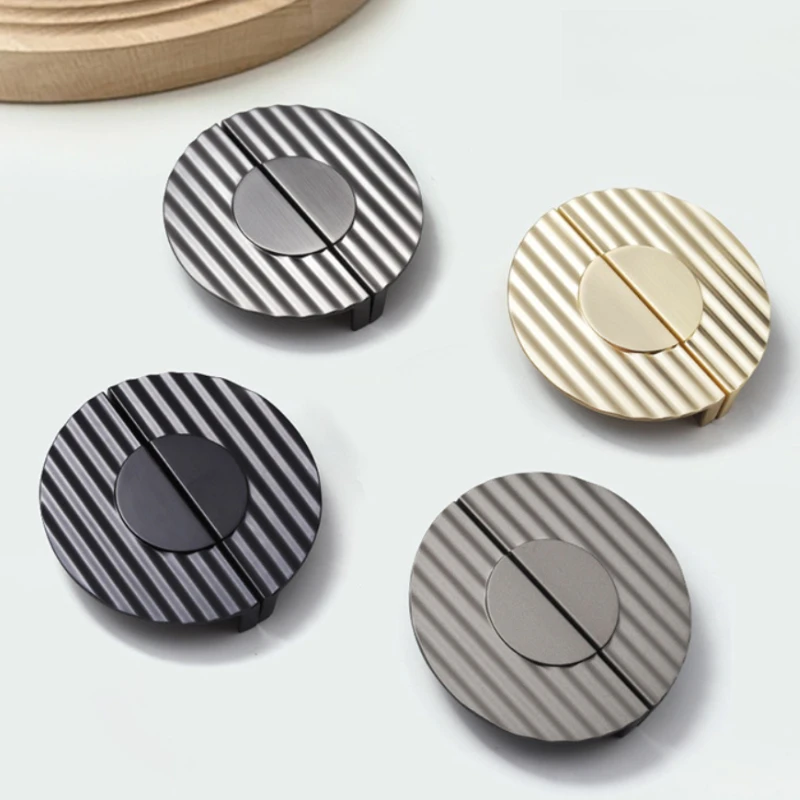 Creative Kitchen Cabinet Door Handle Semicircle Cabinet Door Pull Handle Kitchen Wardrobe Pulls Modern Simple Furniture Hardware