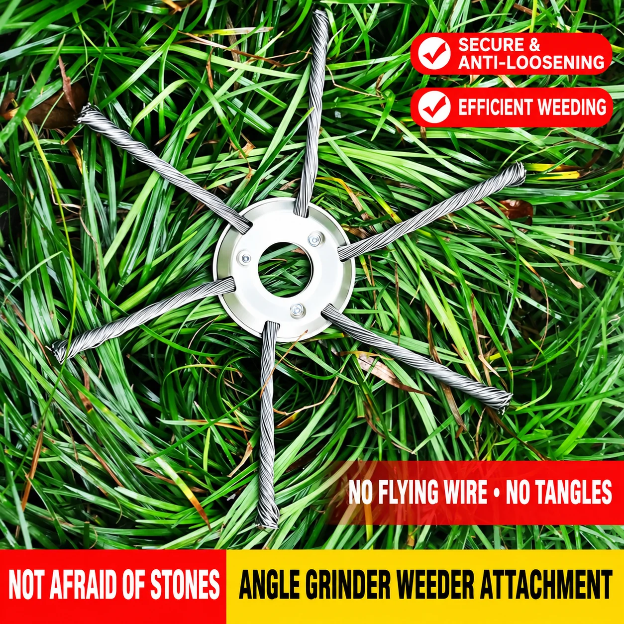 Wire Weed-Clearing Brush Head / Brush Cutter Accessory for Lawn Mower Garden Weeding Garden Tools Accessories
