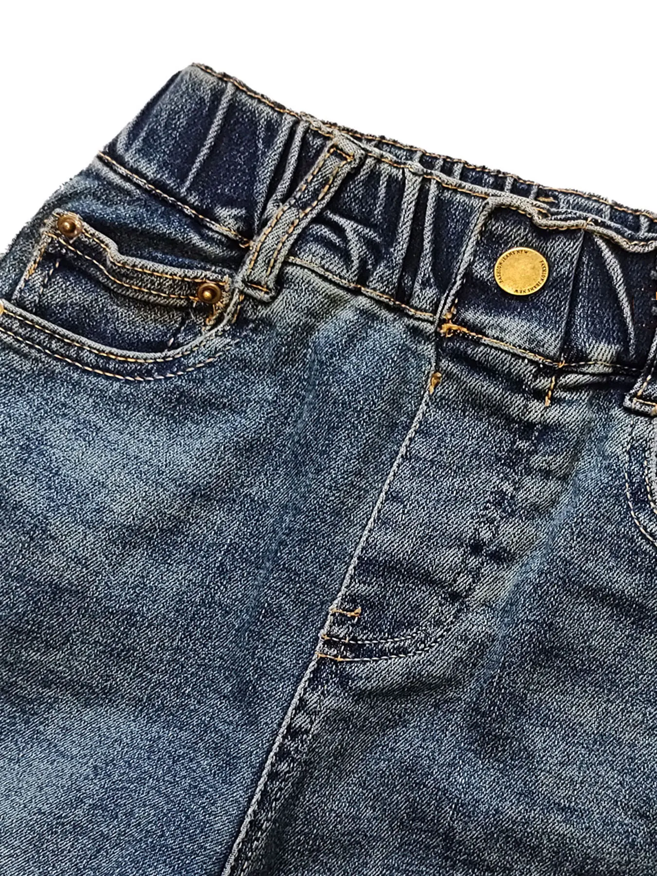 5026 6-13 years kids jeans girls jeans soft denim for spring fall
