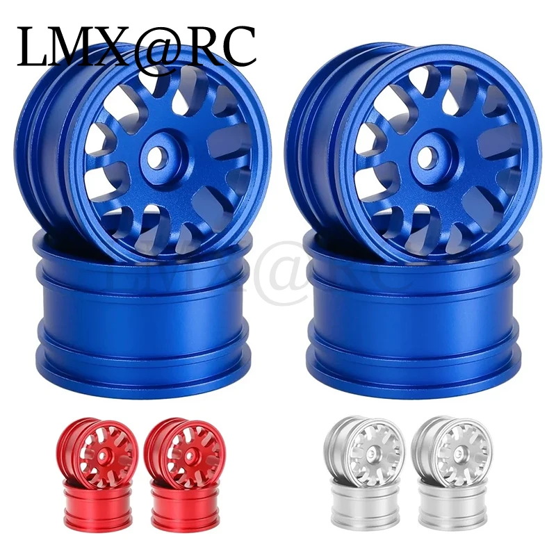 RC 4pcs 42mm 1/10 On-Road Drift Racing Car Metal Wheel Rim Wheel Hubs for Tamiya M03 M04 M05 M06 M07 MB-01 XM-01 Upgrade Parts