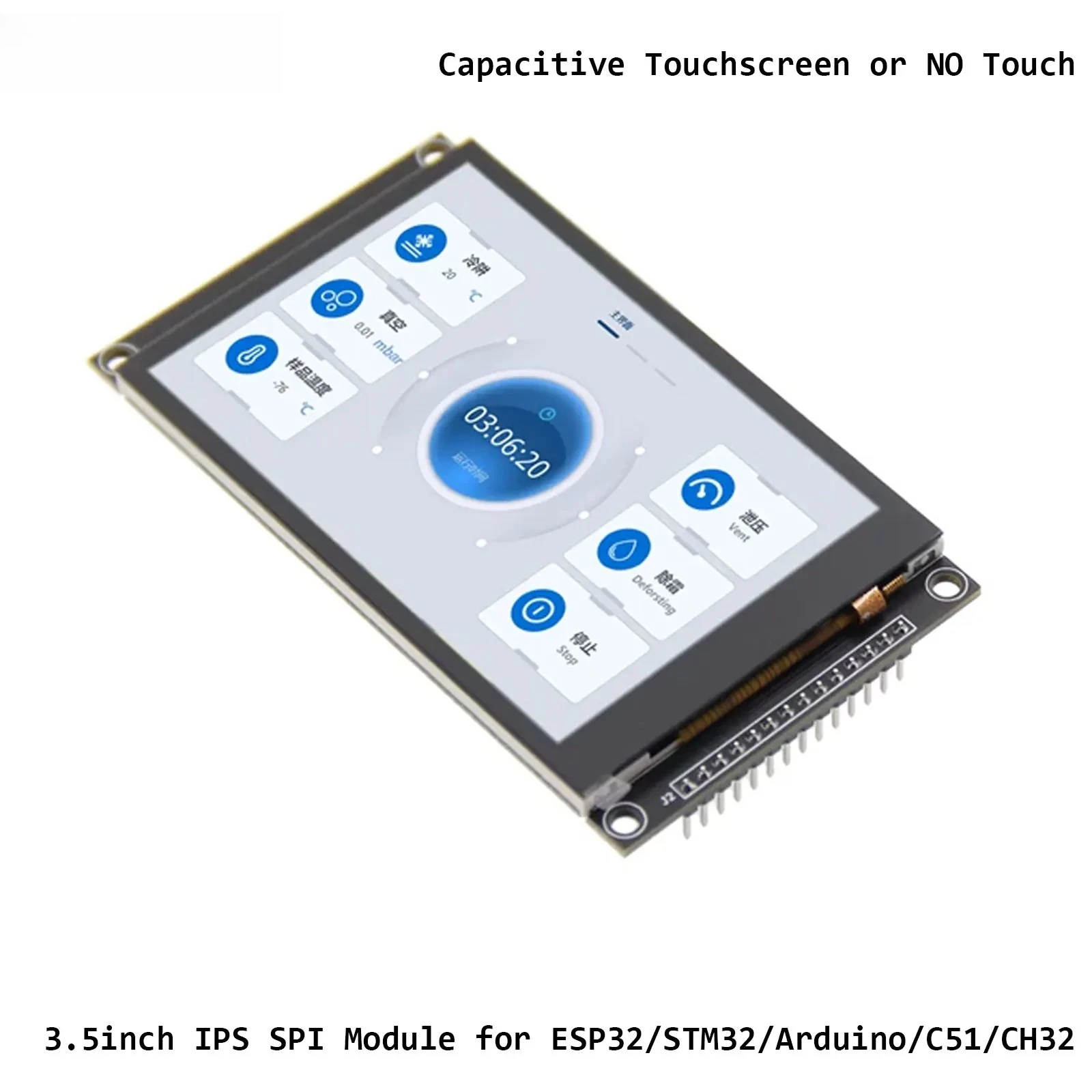 3.5inch IPS SPI Module ST7796 TFT LCD Module Capacitive Touchscreen or NO Touch 320x480 for ESP32/STM32/Arduino/C51/CH32
