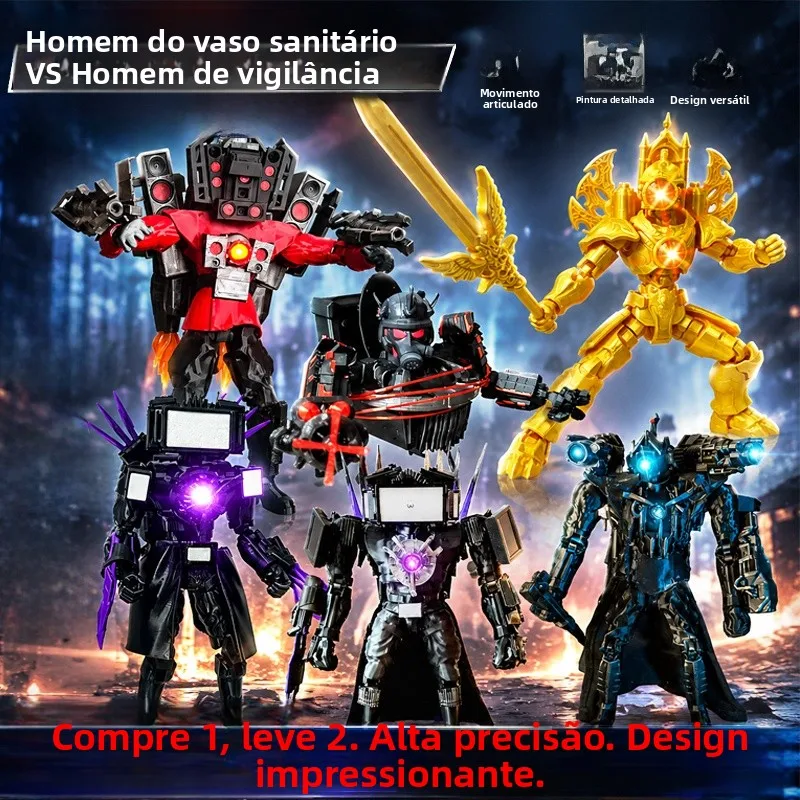 タイタンtvキャラクター3dプリントトイレマンvsモニターマンおもちゃスパイダーサウンドアストロノミカルドミネーターコレクタブルモデルスタティックフィギュア