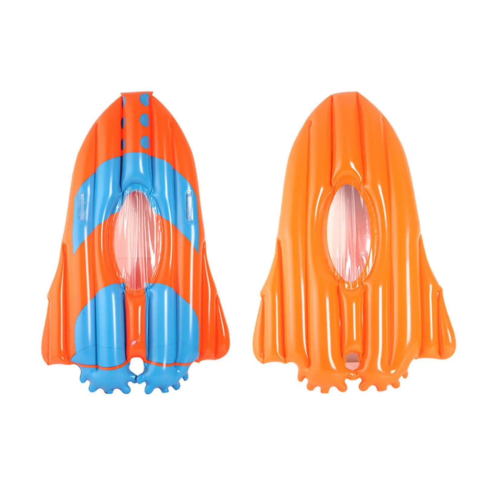 

Inflatable Airplane Surfboard Swimming Pool Board Orange Gifts for
