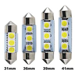 Bombilla LED Car Festoon Light 31mm 36mm 39mm 41mm C3W C5W C10W 12V 24V Auto Interior Reading Dome Bulb Truck License Plate Lamp