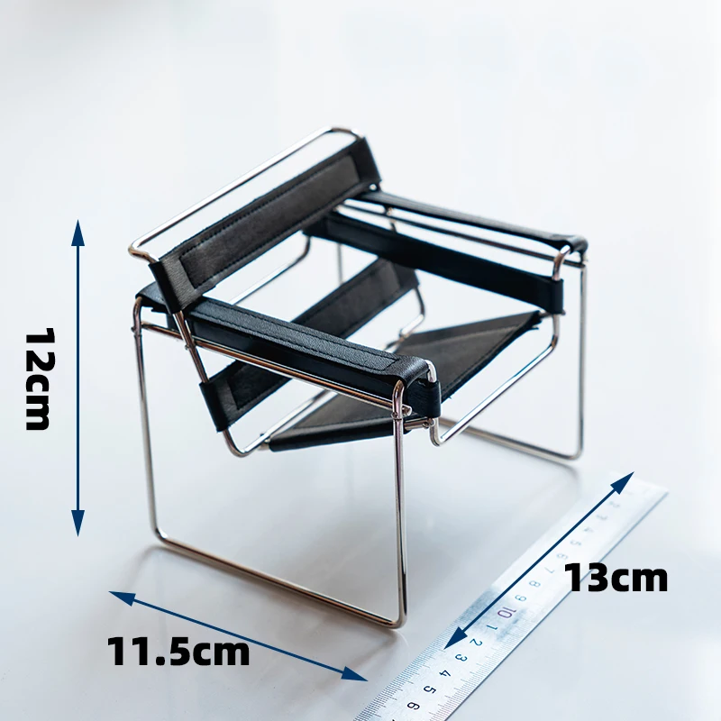 Miniaturowy model w skali sceny B3 wasily mini chair1/6 retro estetyczny na blat ozdoby do dekoracji lalka symulacyjna zabawka domowa