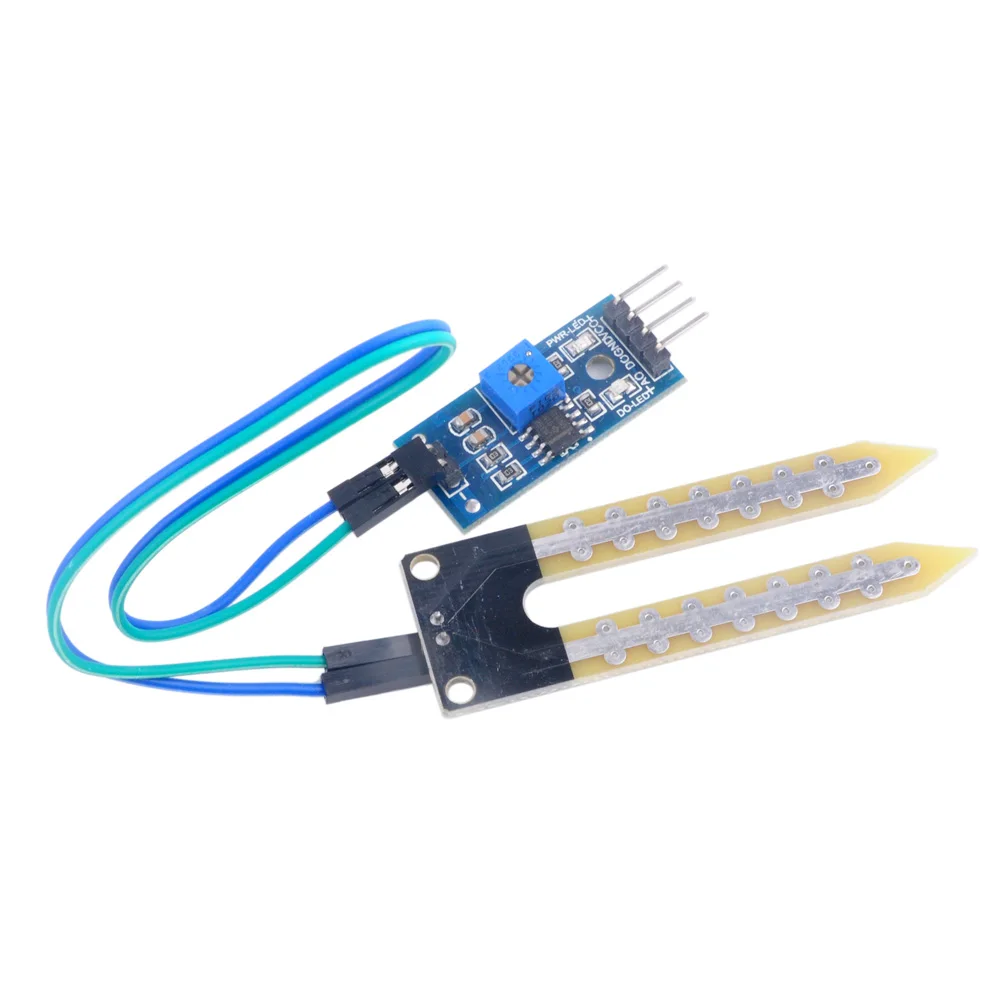 10 ピース/ロット土壌水分湿度計検出モジュール湿度センサー Arduino 開発ボード DIY ロボットスマートカー