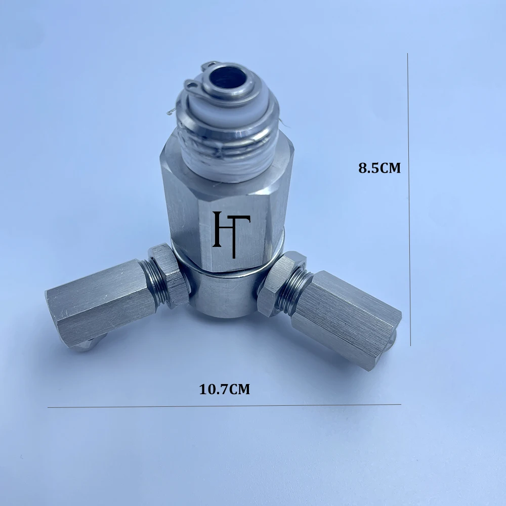 

Stainless Steel 360 1/2" Rotating Nozzle High Pressure Tank Cleaning Nozzle Flushing Dust Washing Machine Spray Nozzle