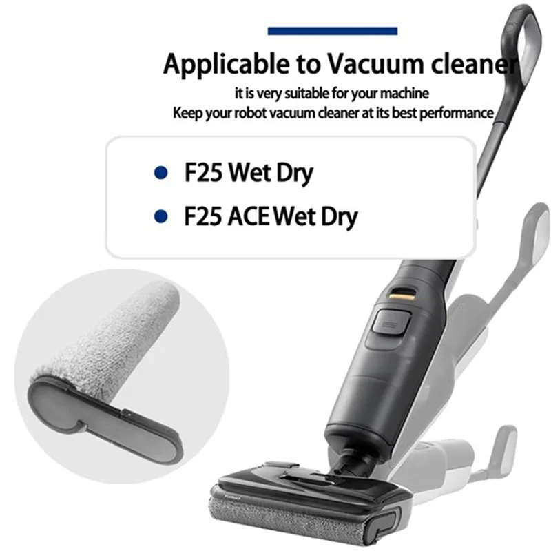 TCF-For Roborock Vacuum Cleaner F25 F25 LT F25 RT F25 ACE F25 ALT Roller Brush Replacement Kit Accessories Brush