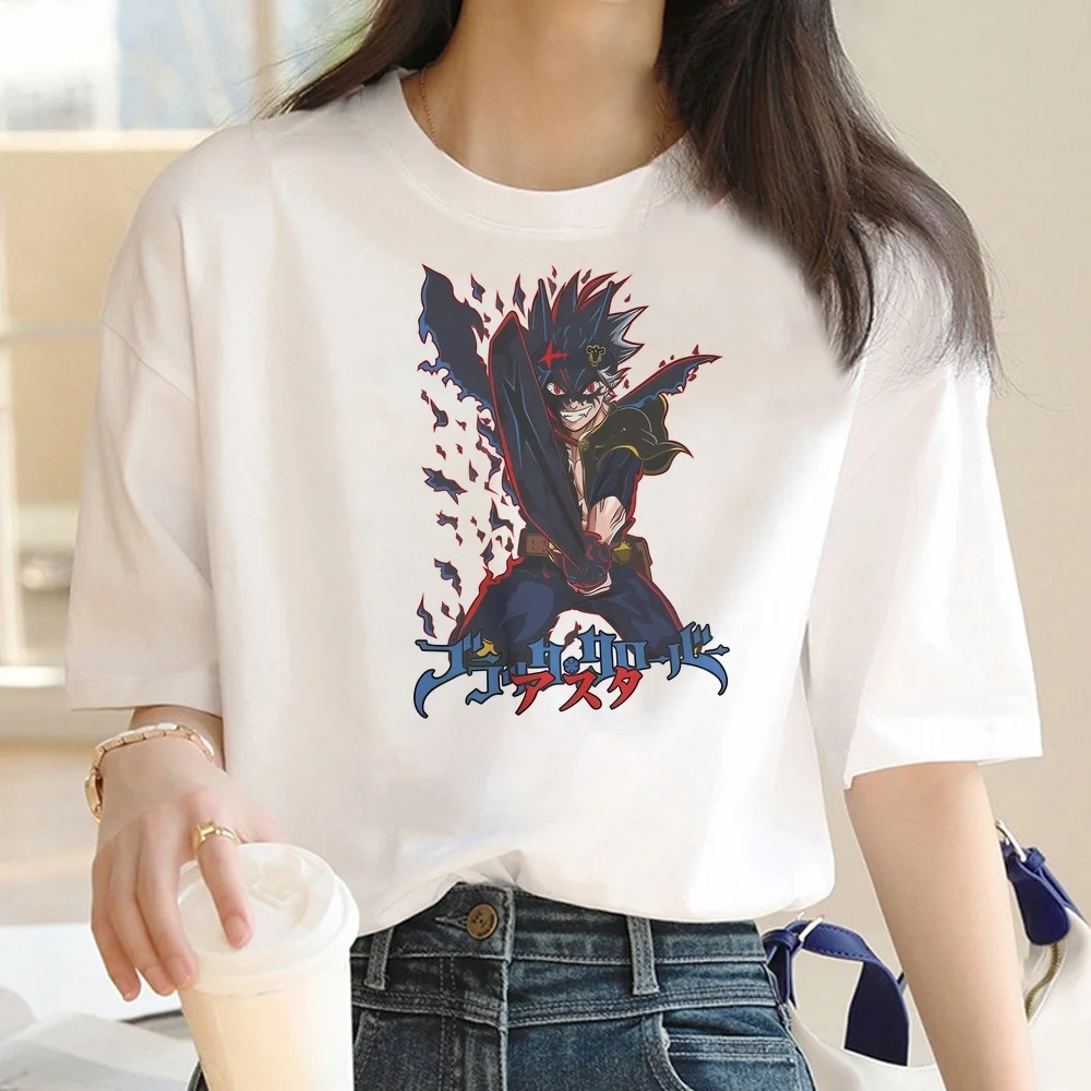 Black Clover t shirt shoujo y2k aesthetic 2000s streetwear tshirt 2000s harajuku cheap