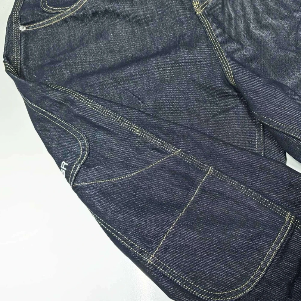 Grailz Project G/R Deconstructed Style Vintage Silhouette Denim Jeans High-Street Casual Relaxed Fit Unisex Jeans