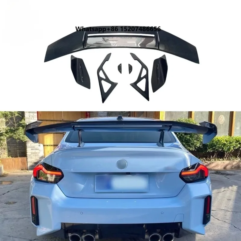Carbon Fiber Single Layer Rear Tail Spoiler ADR Style for G80 G82 G87 M3 M4 C63 E63 CLS63 Sedan
