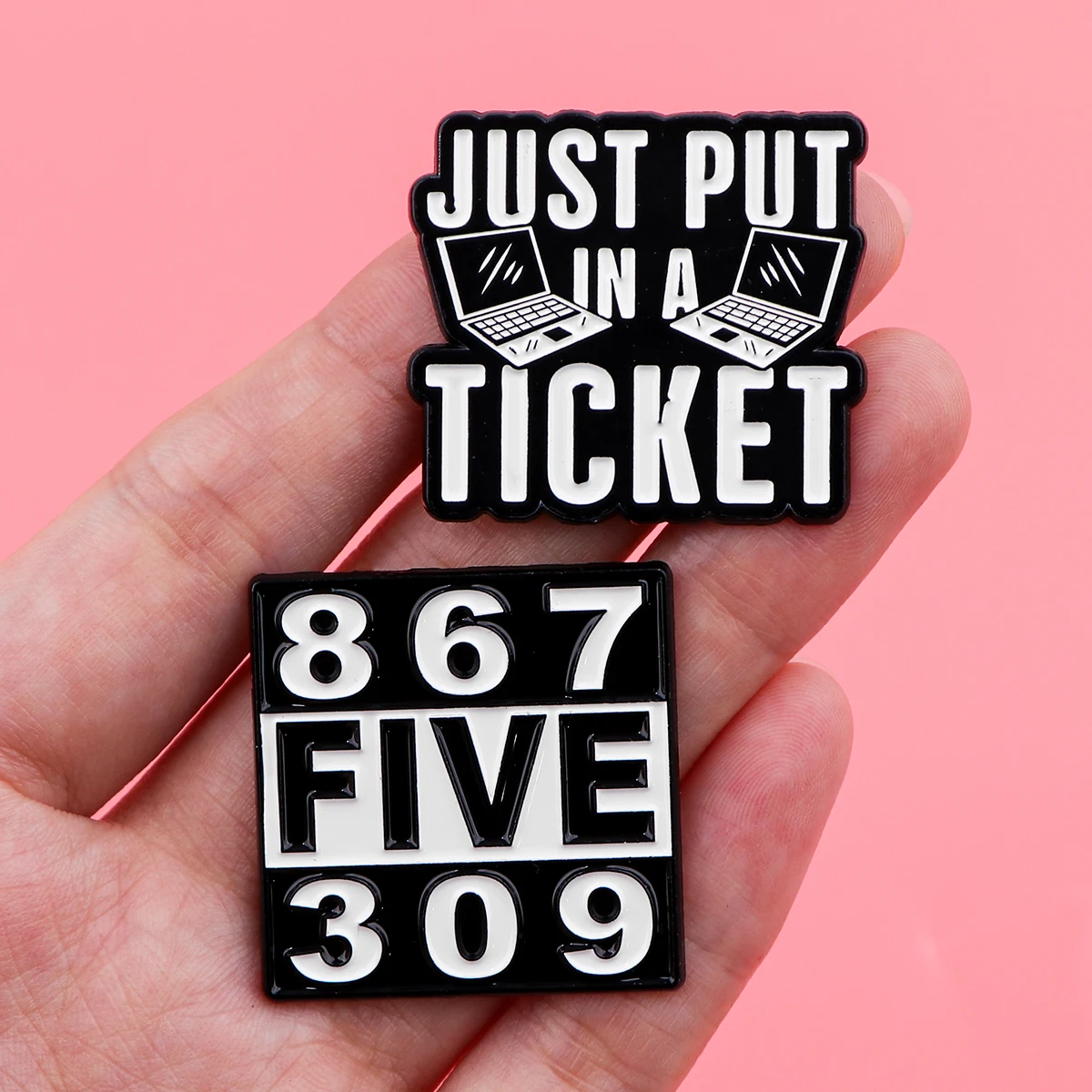 Sarcastic Quotes Enamel Pin Movie Brooches for Women Lapel Pins Badges on Backpack Clothing Accessories Funny Jewelry Gifts