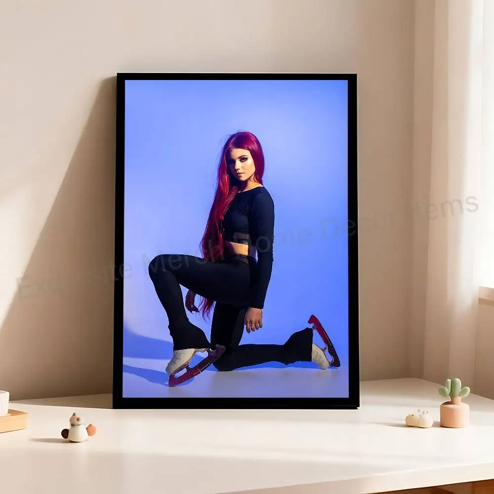 A-Alexandra T-Trusova Sasha Skating Anime Wall Art Canvas Painting Poster For Living Room Home Decor Decoration Picture