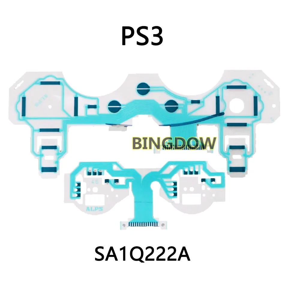 10PCS Conductive Film Keypad Flex Cable For PS3 SA1Q135A SA1Q160A SA1Q159A SA1Q194A SA1Q224A N15-160P1A PS4 Controller Ribbon